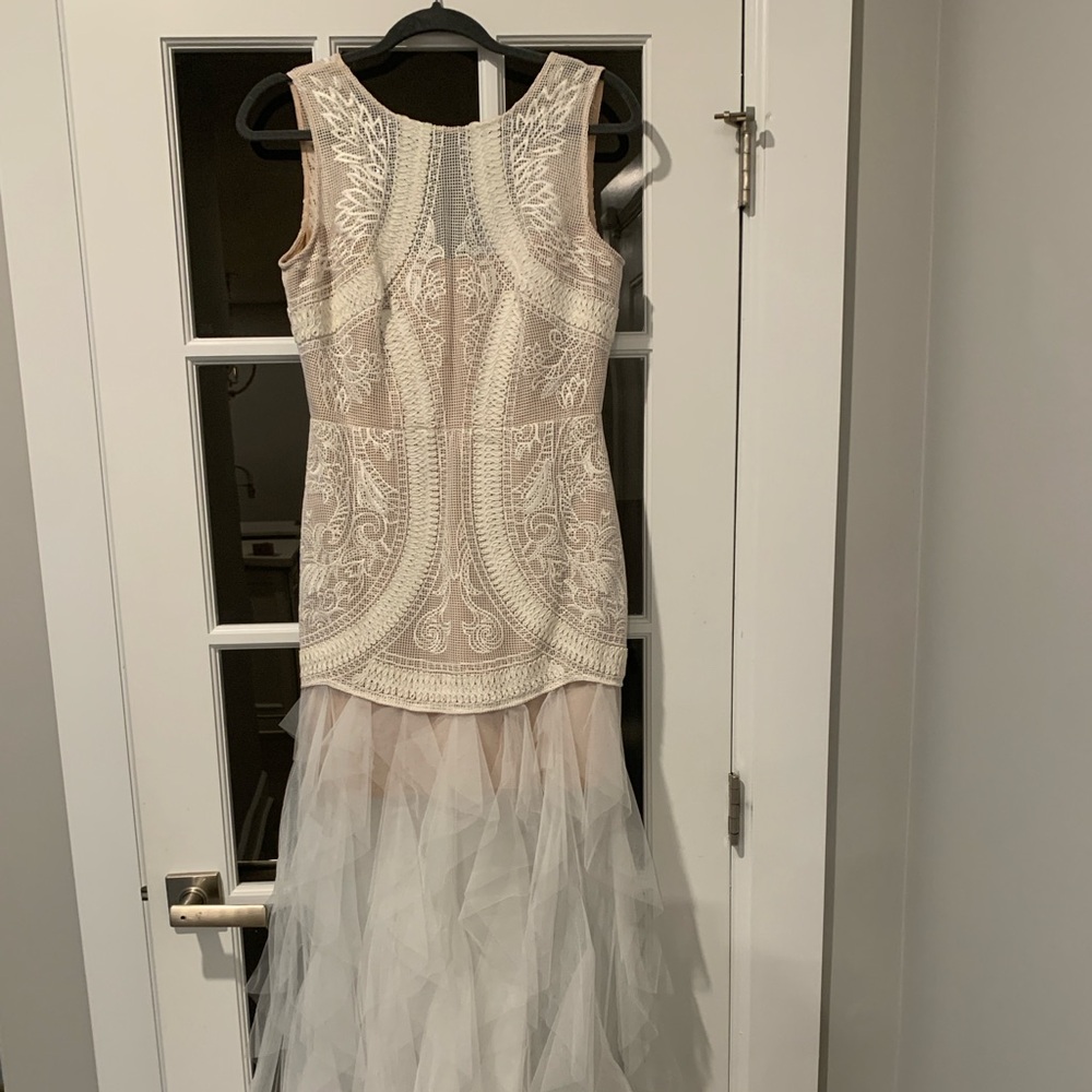 Beautiful cream long gown/dress